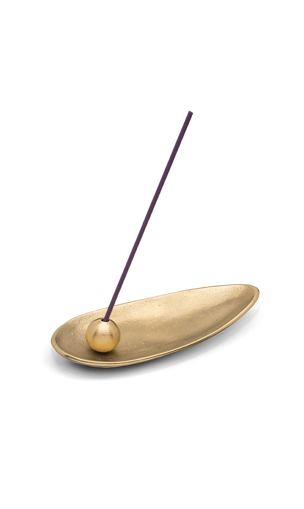 incense holder autumn leaf brass gold urns in style